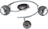 Plafoniera-Moderna-Bimeda-3-Luci-Acciaio-Grigio-E-Cromo