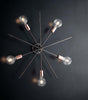 Plafoniera-Moderna-Bloom-Cromo-Nero-Rame-5-Luci-E27