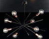 Plafoniera-Moderna-Bloom-Cromo-Nero-Rame-8-Luci-E27