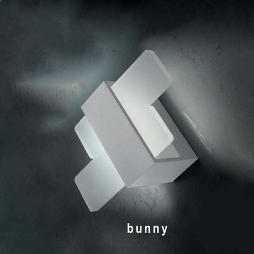 Plafoniera-Moderna-Bunny-Metallo-Tortora-Led-12W