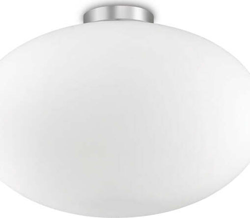 Plafoniera-Moderna-Candy-Vetro-Bianco-1-Luce-E27