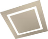 Plafoniera-Moderna-Carpet-Metallo-Sabbia-4-Luci-2G11-0Cm