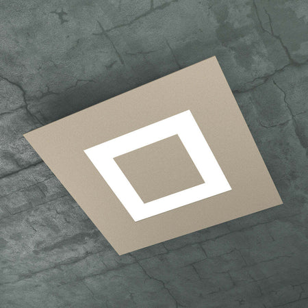 Plafoniera-Moderna-Carpet-Metallo-Sabbia-4-Luci-2G11-39Cm