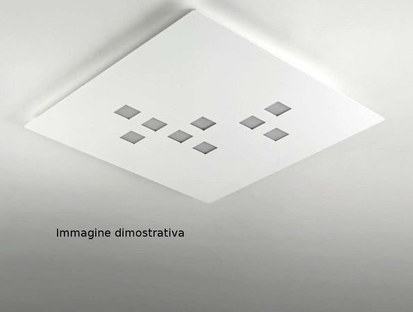 Plafoniera-moderna-Cattaneo-illuminazione-PLATEAU-773-60P-LED-58.5W-4940LM-3000°K-lampada-soffitto-parete-dimmerabile-IP20