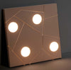 Plafoniera-moderna-Cattaneo-STREET-873-45PA-LED-9W-GX53-4-luci-lampada-parete-soffitto-metallo-quadrata-interno