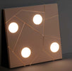 Plafoniera-moderna-Cattaneo-STREET-873-45PA-LED-9W-GX53-4-luci-lampada-parete-soffitto-metallo-quadrata-interno