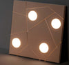 Plafoniera-moderna-Cattaneo-STREET-873-45PA-LED-9W-GX53-4-luci-lampada-parete-soffitto-metallo-quadrata-interno