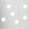 Plafoniera-moderna-Cattaneo-STREET-873-60PA-LED-9W-GX53-6-luci-lampada-parete-soffitto-metallo-quadrata-interno