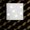 Plafoniera-moderna-Cattaneo-STREET-873-60PA-LED-9W-GX53-6-luci-lampada-parete-soffitto-metallo-quadrata-interno