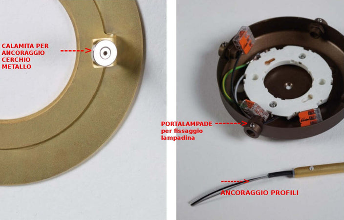 Plafoniera-moderna-Cattaneo-VINTAGE-876-45-PA-Gx53-LED-lampada-soffitto-parete-componibile-metallo-verniciato-interno
