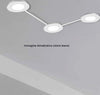 Plafoniera-moderna-Cattaneo-VINTAGE-876-5-PA-Gx53-LED-lampada-soffitto-parete-componibile-metallo-verniciato-interno