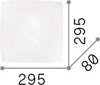 Plafoniera-Moderna-Celine-Vetro-Bianco-2-Luci-E27
