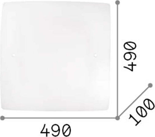 Plafoniera-Moderna-Celine-Vetro-Bianco-4-Luci-E27