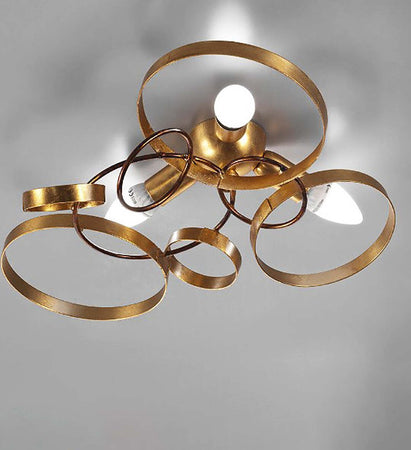 Plafoniera-moderna-CERCHI-CE601-CE602-E14-LED-metallo-lampada-soffitto