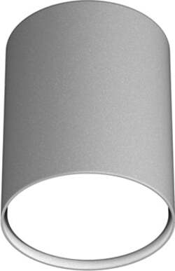 Plafoniera-Moderna-Cilindrica-Shape-Metallo-Grigio-1-Luce-Gx53-10Cm