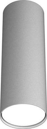 Plafoniera-Moderna-Cilindrica-Shape-Metallo-Grigio-1-Luce-Gx53-25Cm