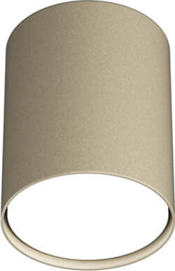 Plafoniera-Moderna-Cilindrica-Shape-Metallo-Sabbia-1-Luce-Gx53-10Cm