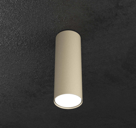 Plafoniera-Moderna-Cilindrica-Shape-Metallo-Sabbia-1-Luce-Gx53-25Cm