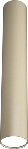 Plafoniera-Moderna-Cilindrica-Shape-Metallo-Sabbia-1-Luce-Gx53-50Cm