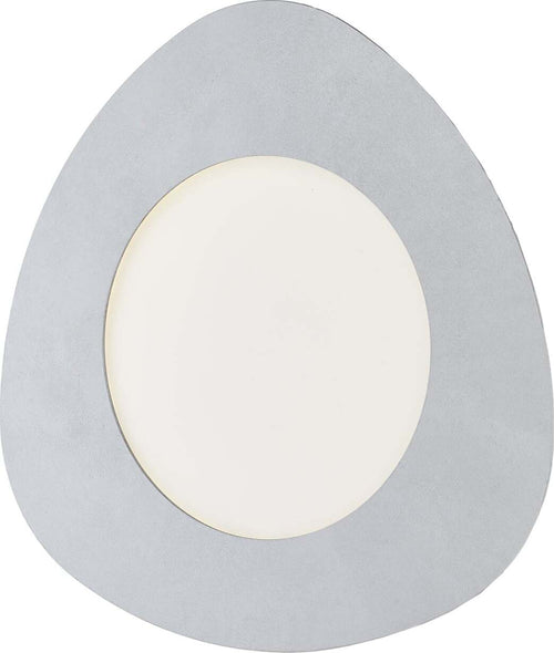 Plafoniera-Moderna-Clara-Led-Integrato-4000K-In-Ferro-Argento