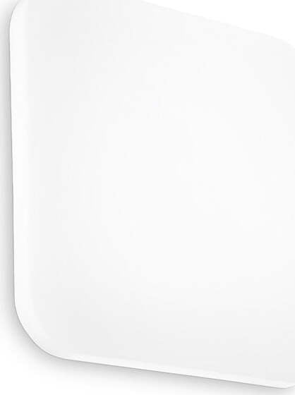 Plafoniera-Moderna-Clara-Metallo-Bianco-Led-17W-4000K-Luce-Calda