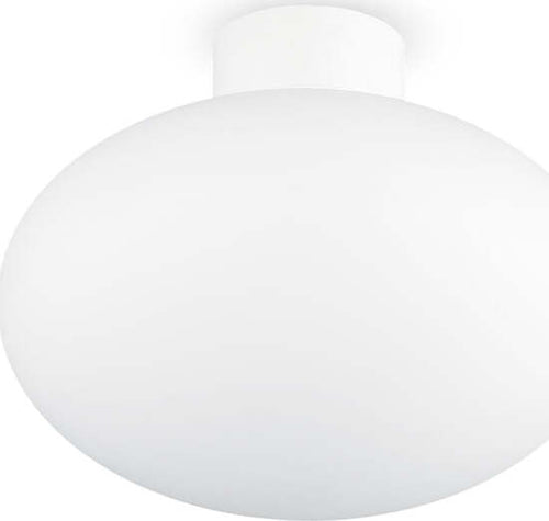 Plafoniera-Moderna-Clio-Alluminio-Bianco-1-Luce-E27