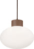 Plafoniera-Moderna-Clio-Alluminio-Coffee-1-Luce-E27-42W-Ip44