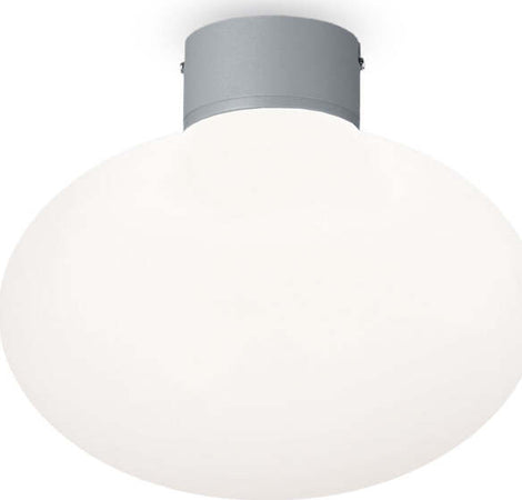 Plafoniera-Moderna-Clio-Alluminio-Grigio-1-Luce-E27