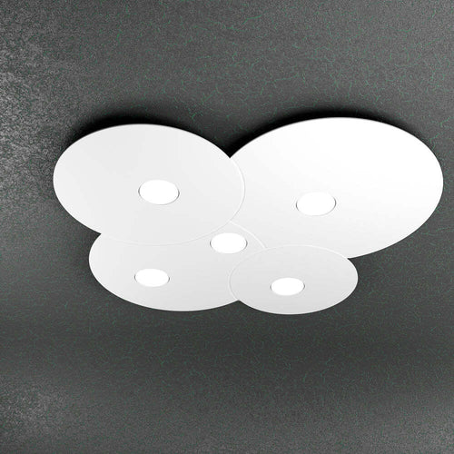 Plafoniera-Moderna-Cloud-Metallo-Bianco-5-Luci-Gx53