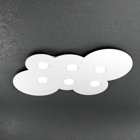 Plafoniera-Moderna-Cloud-Metallo-Bianco-6-Luci-Gx53