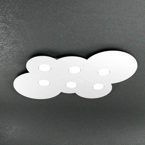 Plafoniera-Moderna-Cloud-Metallo-Bianco-6-Luci-Gx53