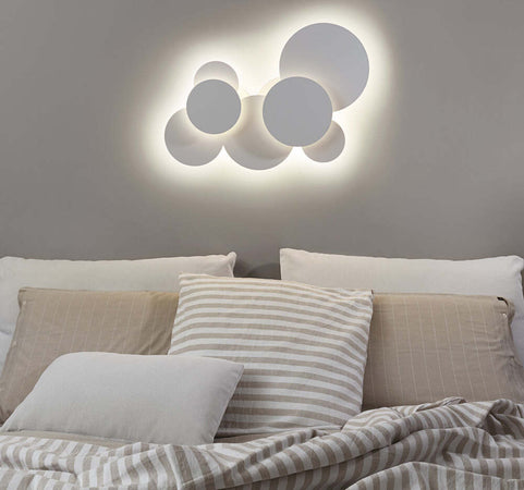 Plafoniera-Moderna-Cloud-Metallo-Bianco-Led-46W-3000K-Luce-Calda