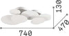 Plafoniera-Moderna-Cloud-Metallo-Bianco-Led-46W-3000K-Luce-Calda