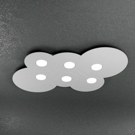 Plafoniera-Moderna-Cloud-Metallo-Grigio-6-Luci-Gx53
