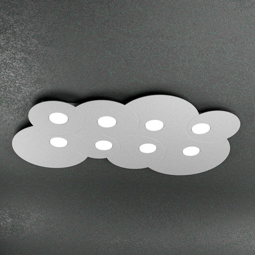 Plafoniera-Moderna-Cloud-Metallo-Grigio-8-Luci-Gx53