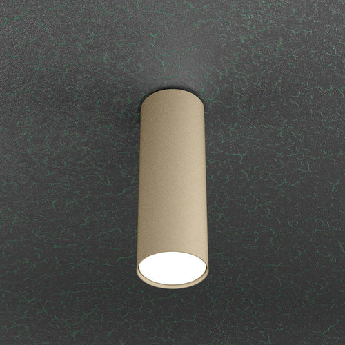Plafoniera-Moderna-Cloud-Metallo-Sabbia-1-Luce-Gx53-Cilindrica-25Cm
