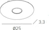 Plafoniera-Moderna-Cloud-Metallo-Sabbia-1-Luce-Gx53