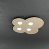Plafoniera-Moderna-Cloud-Metallo-Sabbia-4-Luci-Gx53
