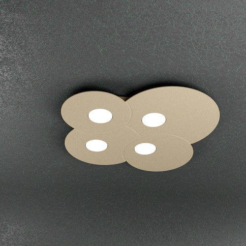 Plafoniera-Moderna-Cloud-Metallo-Sabbia-4-Luci-Gx53