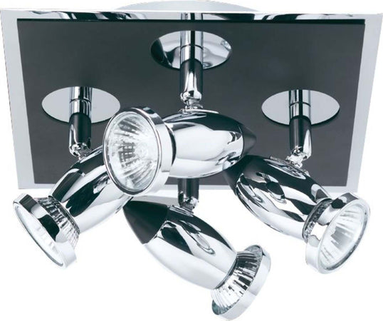Plafoniera-Moderna-Cometa-Acciaio-Cromo-Nero-1-Luce-Gu10