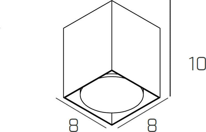 Plafoniera-Moderna-Cubica-Area-Metallo-Bianco-Metallo-1-Luce-Gx53-10Cm