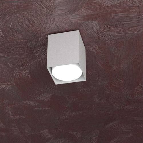 Plafoniera-Moderna-Cubica-Area-Metallo-Grigio-Metallo-1-Luce-Gx53-10Cm
