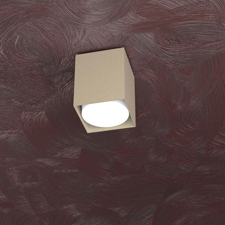 Plafoniera-Moderna-Cubica-Area-Metallo-Sabbia-Metallo-1-Luce-Gx53-10Cm