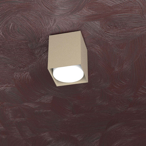 Plafoniera-Moderna-Cubica-Area-Metallo-Sabbia-Metallo-1-Luce-Gx53-10Cm