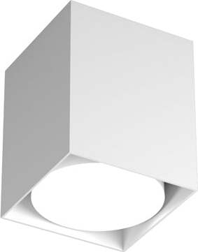 Plafoniera-Moderna-Cubica-Plate-Metallo-Bianco-1-Luce-Gx53-10Cm