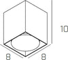 Plafoniera-Moderna-Cubica-Plate-Metallo-Bianco-1-Luce-Gx53-10Cm