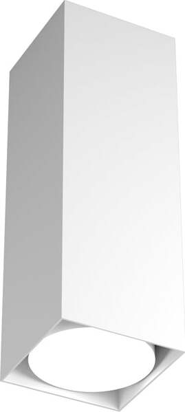 Plafoniera-Moderna-Cubica-Plate-Metallo-Bianco-1-Luce-Gx53-25Cm