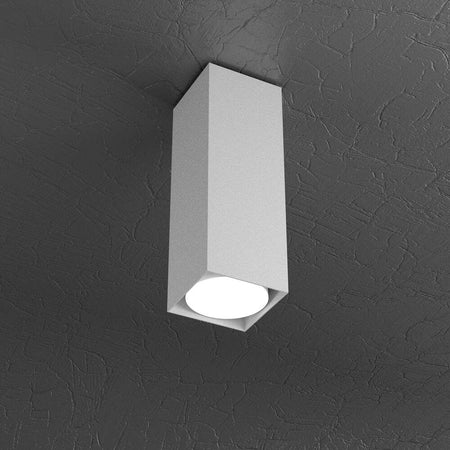 Plafoniera-Moderna-Cubica-Plate-Metallo-Grigio-1-Luce-Gx53-25Cm