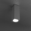 Plafoniera-Moderna-Cubica-Plate-Metallo-Grigio-Antracite-1-Luce-Gx53-25Cm