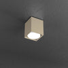 Plafoniera-Moderna-Cubica-Plate-Metallo-Sabbia-1-Luce-Gx53-10Cm